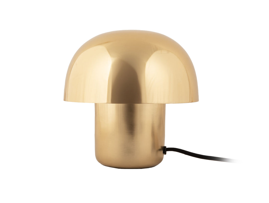 Leitmotiv Table lamp Fat Mushroom Mini gold plated