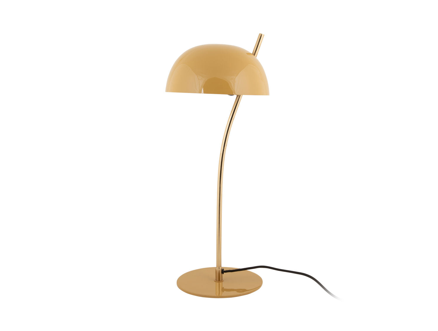 Leitmotiv Table lamp Vivo enamel honey yellow