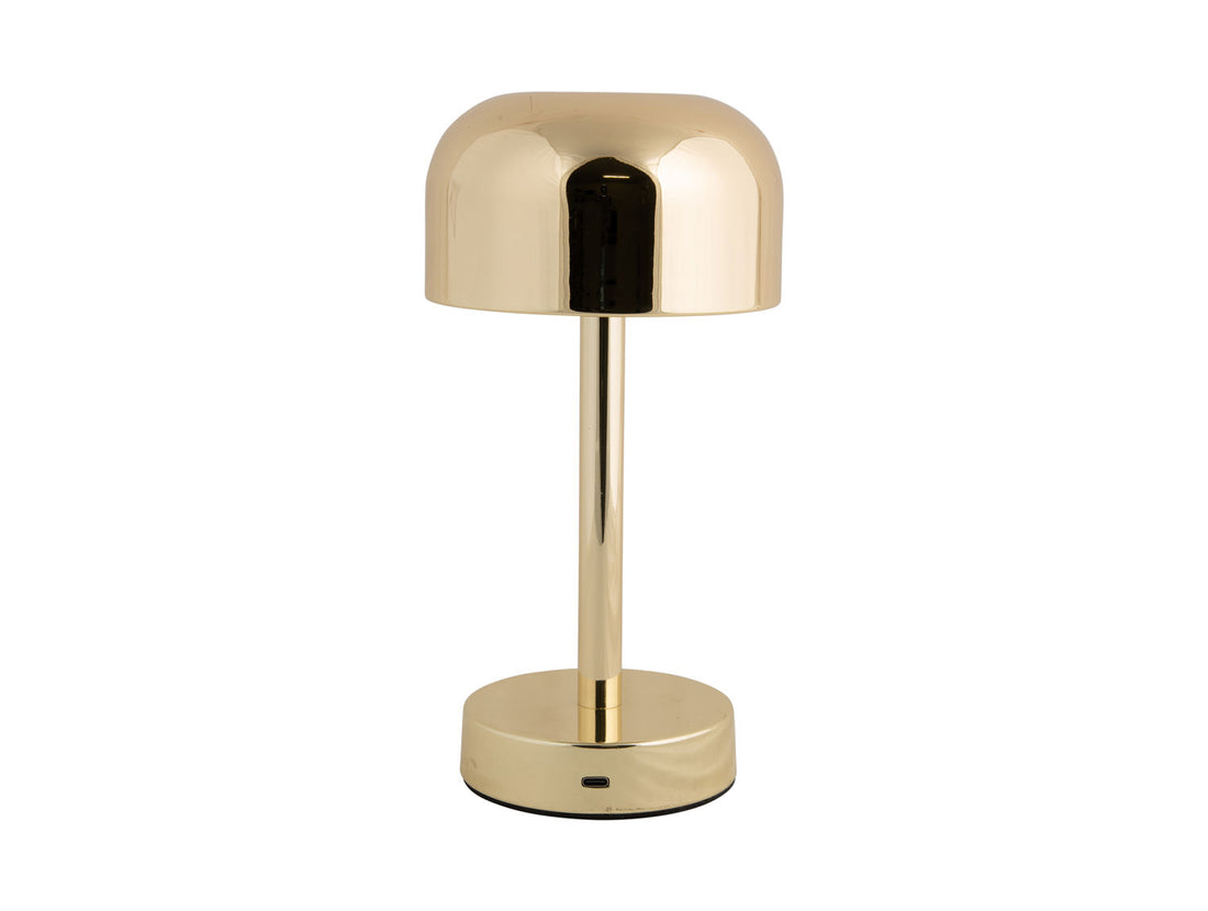 Leitmotiv Table lamp James LED iron gold plated