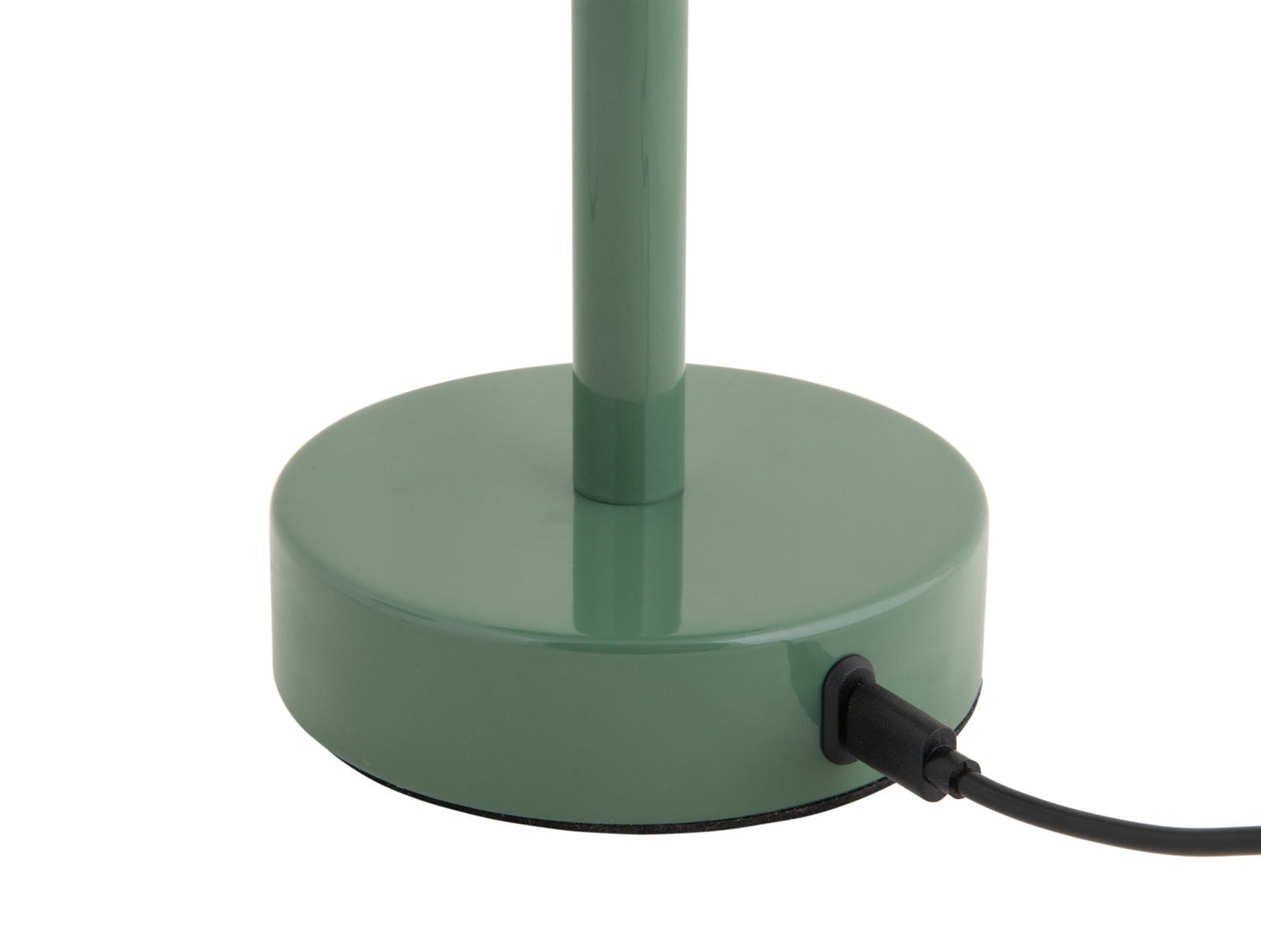 Leitmotiv Table lamp James LED iron shiny jungle green