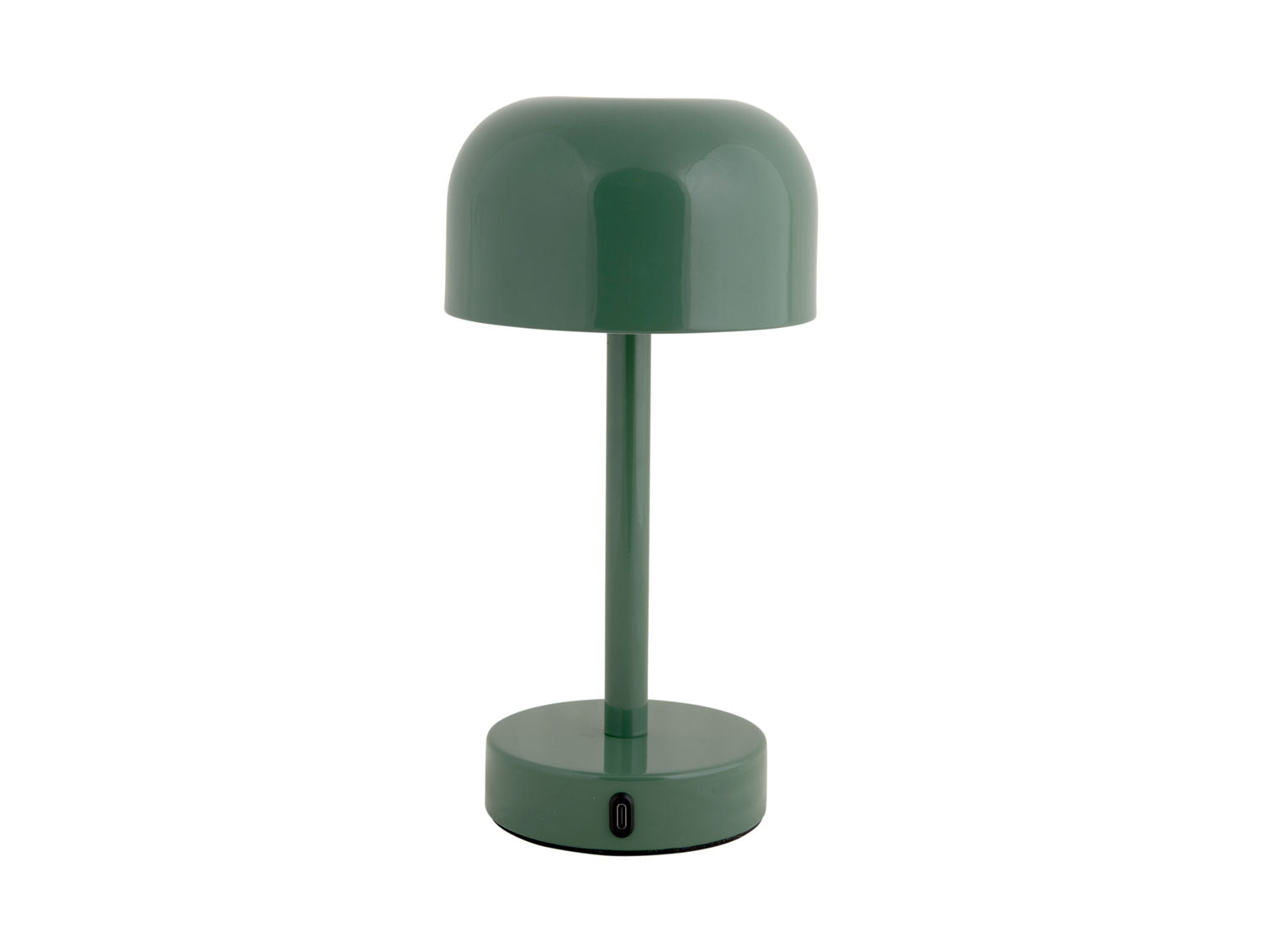 Leitmotiv Table lamp James LED iron shiny jungle green