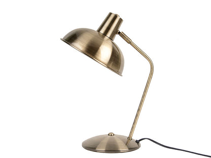 Leitmotiv Table lamp Hood brushed gold plated iron