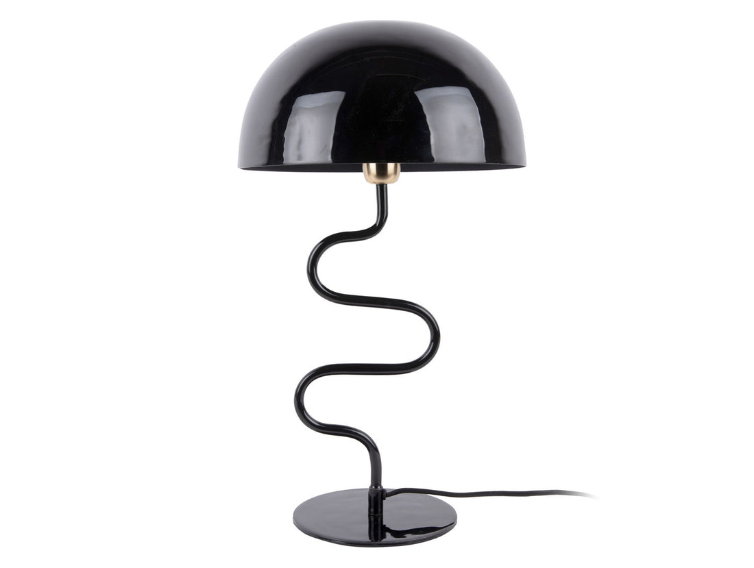 Leitmotiv Table lamp Twist enamel black