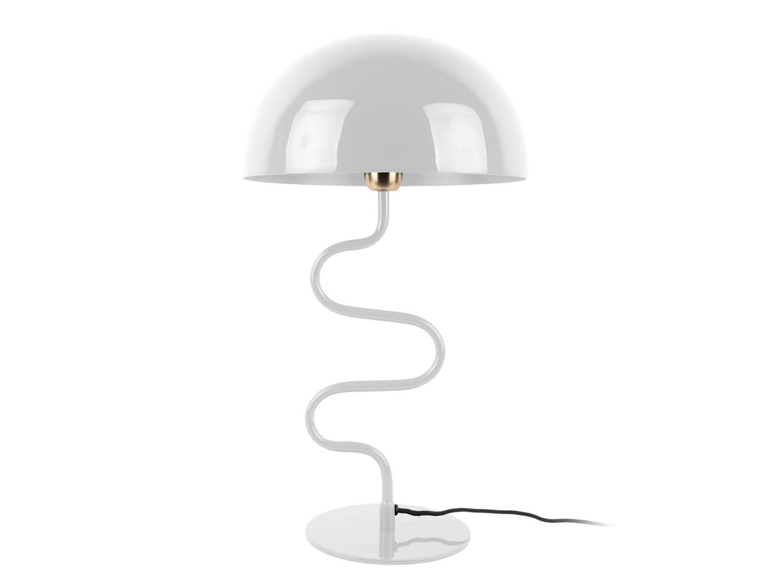 Leitmotiv Table lamp Twist enamel white