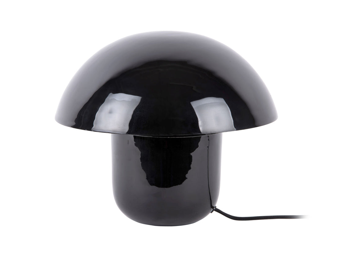 Leitmotiv Table lamp Fat Mushroom enamel black