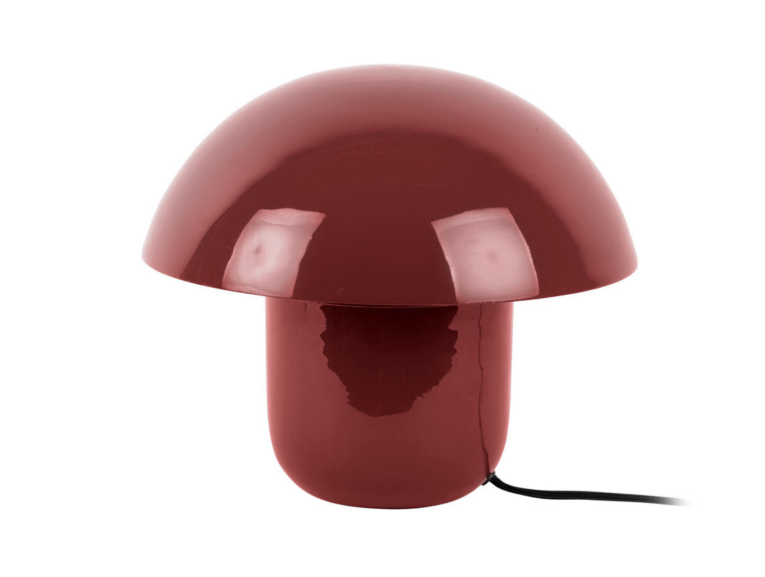 Leitmotiv Table lamp Fat Mushroom red ochre