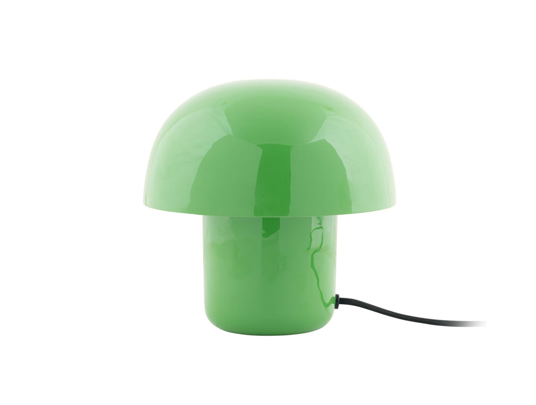 Leitmotiv Table lamp Fat Mushroom Mini enamel bright green