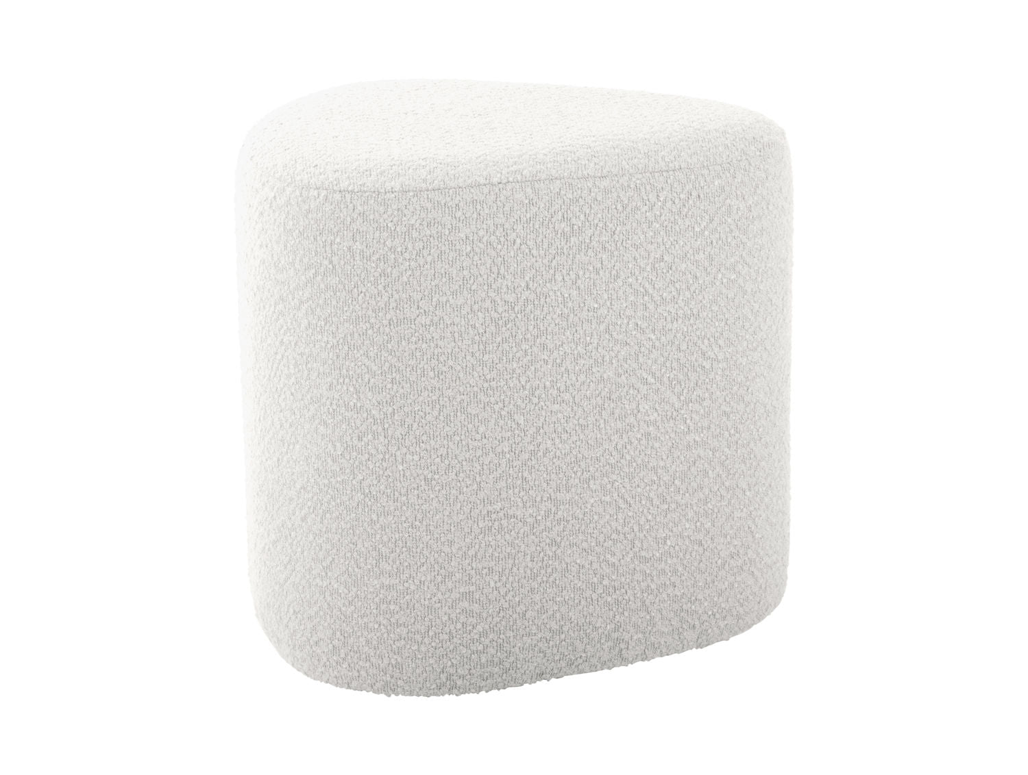 Leitmotiv Pouf Ada organic bouclé off white