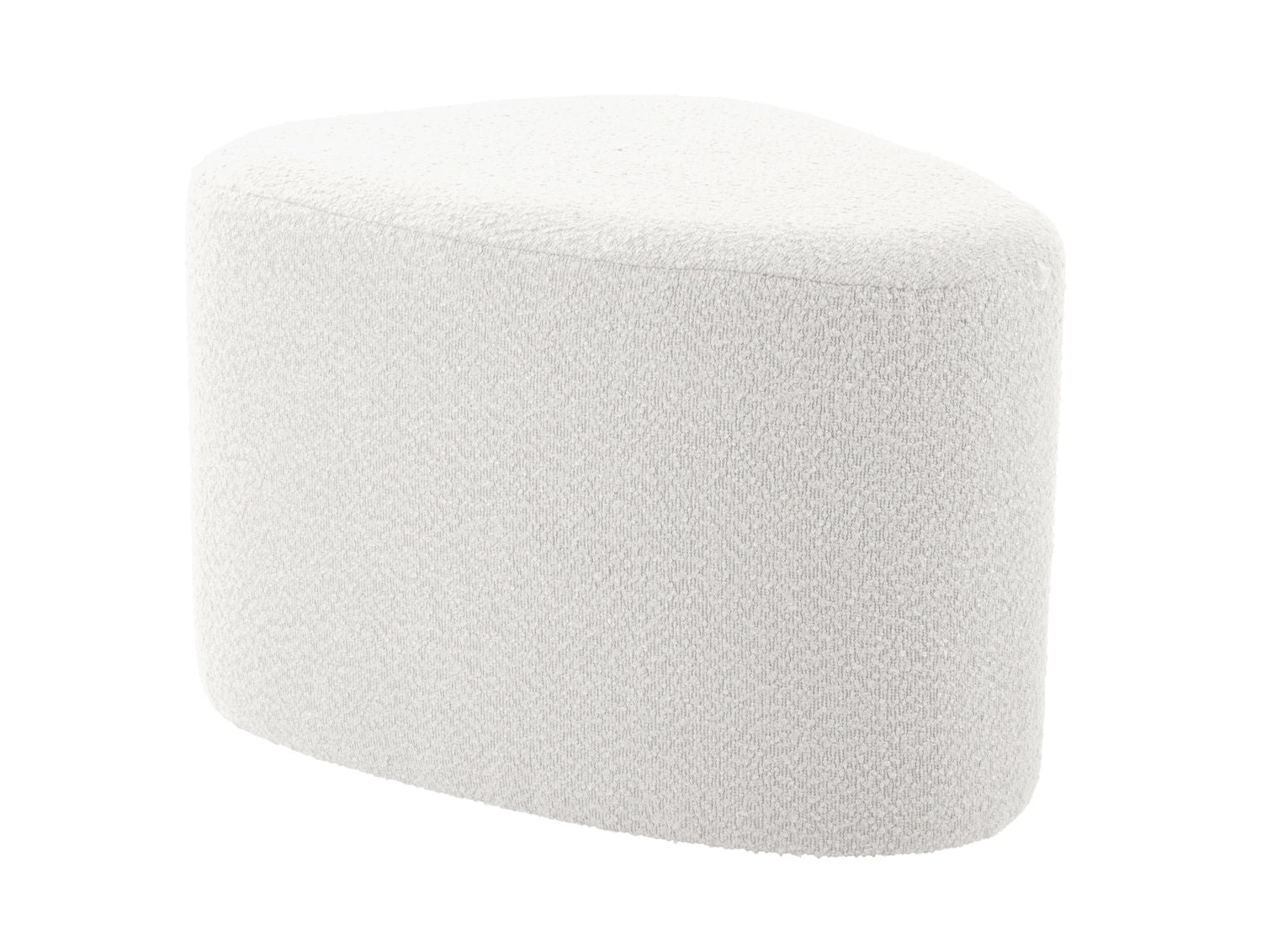 Leitmotiv Pouf Ada organic large bouclé off white