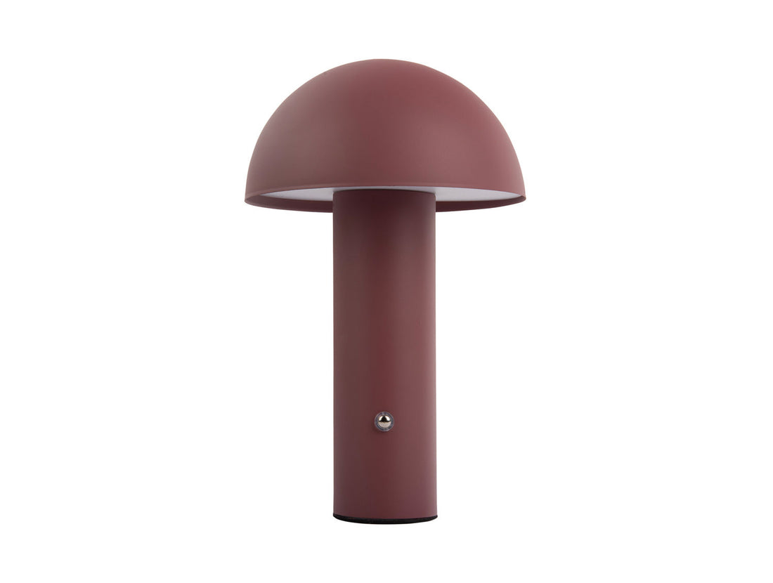 Leitmotiv Table lamp Fuego LED iron matt red ochre