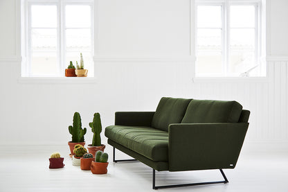 2,5 pers sofa - Snoopy - Stof Crush Oliven